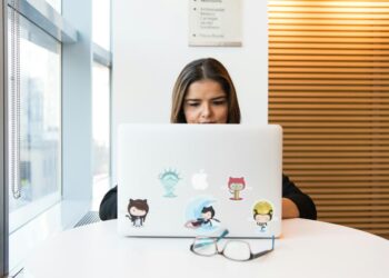 developer working on laptop