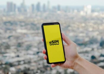 eSIM technology graphic